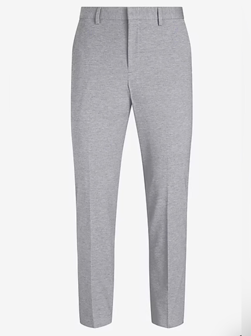 Express Men's Light Gray Dress Pants - Tailored Straight
